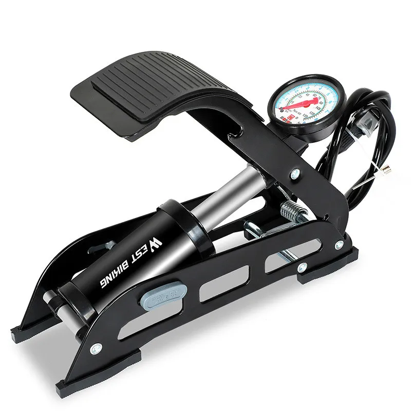 Велосипедный насос высокого давления одноцилиндровый Педальный воздушный для