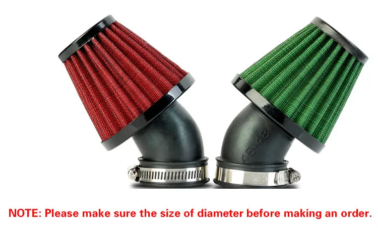 1 шт. Универсальный воздушный фильтр для мотоцикла 45 48 мм|Воздушные фильтры и