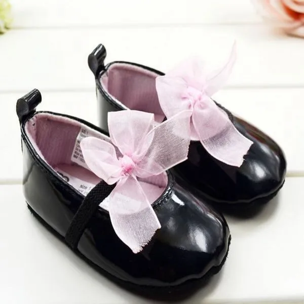 

Toddler Girl Pink Silk Bowtie Knot Shoes Elastic Strapppy Soft Sole Crib Sneaker Free &Drop shipping