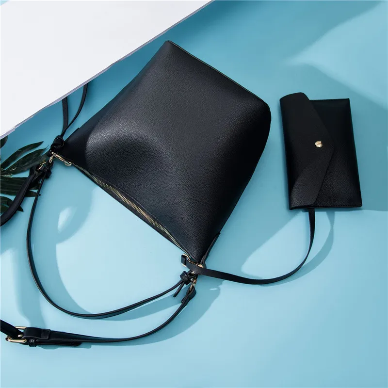 

Women bucket Shoulder bag Large capacity Compound bag for female Crossbody messenger Bags 2021 new ladies purse and Handbags