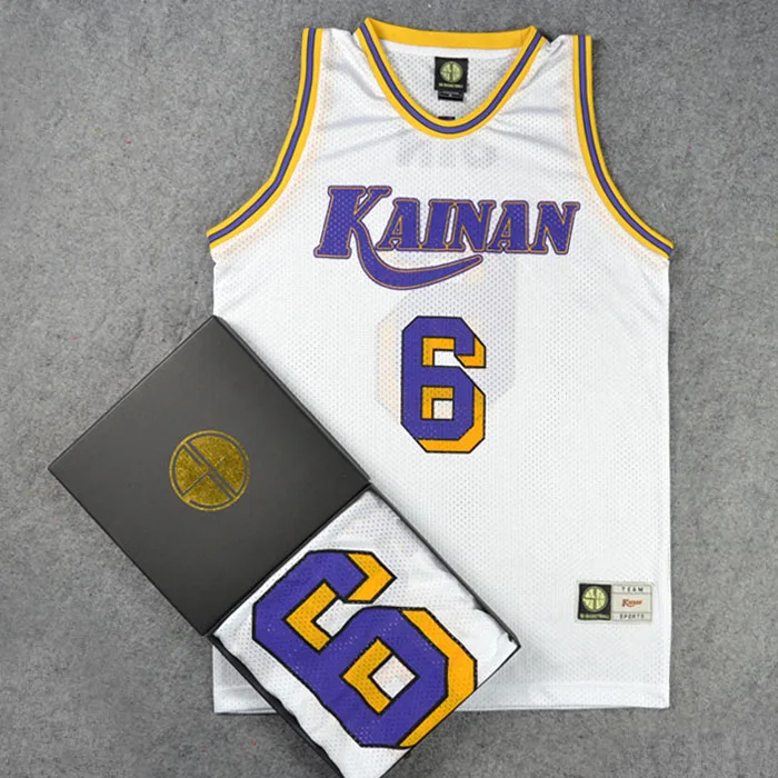 

Футболка для школьной баскетбольной команды Slam Dunk Kainan No.6 Jin, вечерний Топ для косплея, Спортивная футболка SD