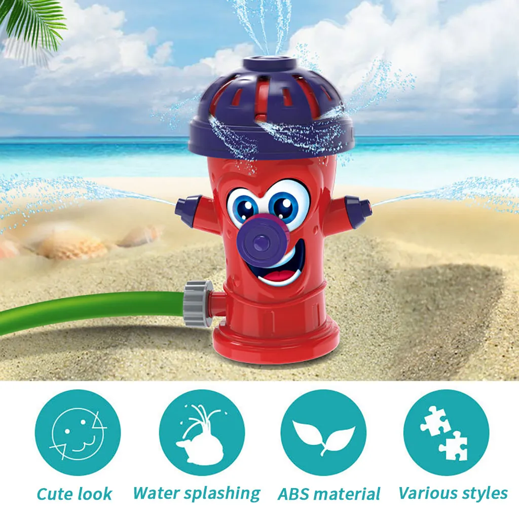 

COMPUDA Fire Hydrant Sprinkler For Kids Beach Sand Water Toy Outdoor Play Sand Water Spray Toys Summer Child Baby Kids Beach