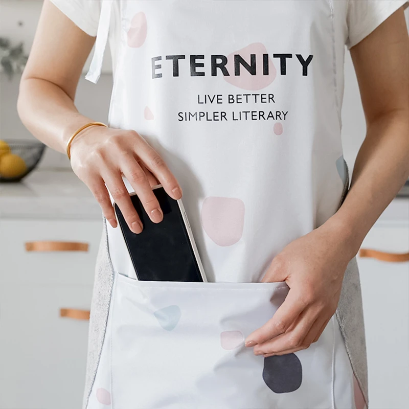 

Senyue Hand-wipe water-proof oil-proof household kitchen apron fashion woman cooking hood man aprons for woman funny apron