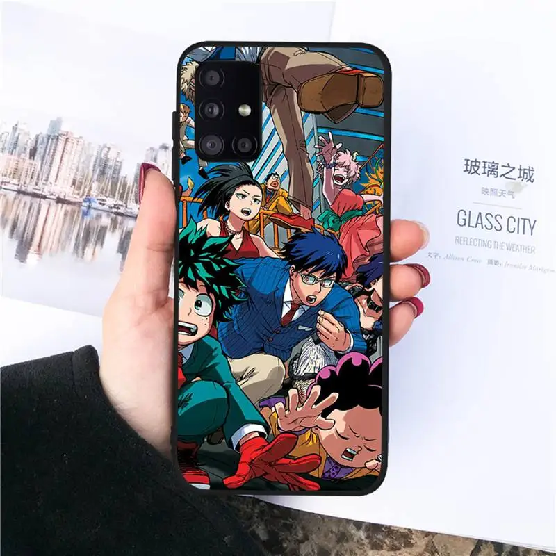 

Anime My Hero Boku no Hero Phone Case For Samsung S 7 8 9 10 20 A 21S 20e 50 51 71 note9 10 J4 plus 20 ultra