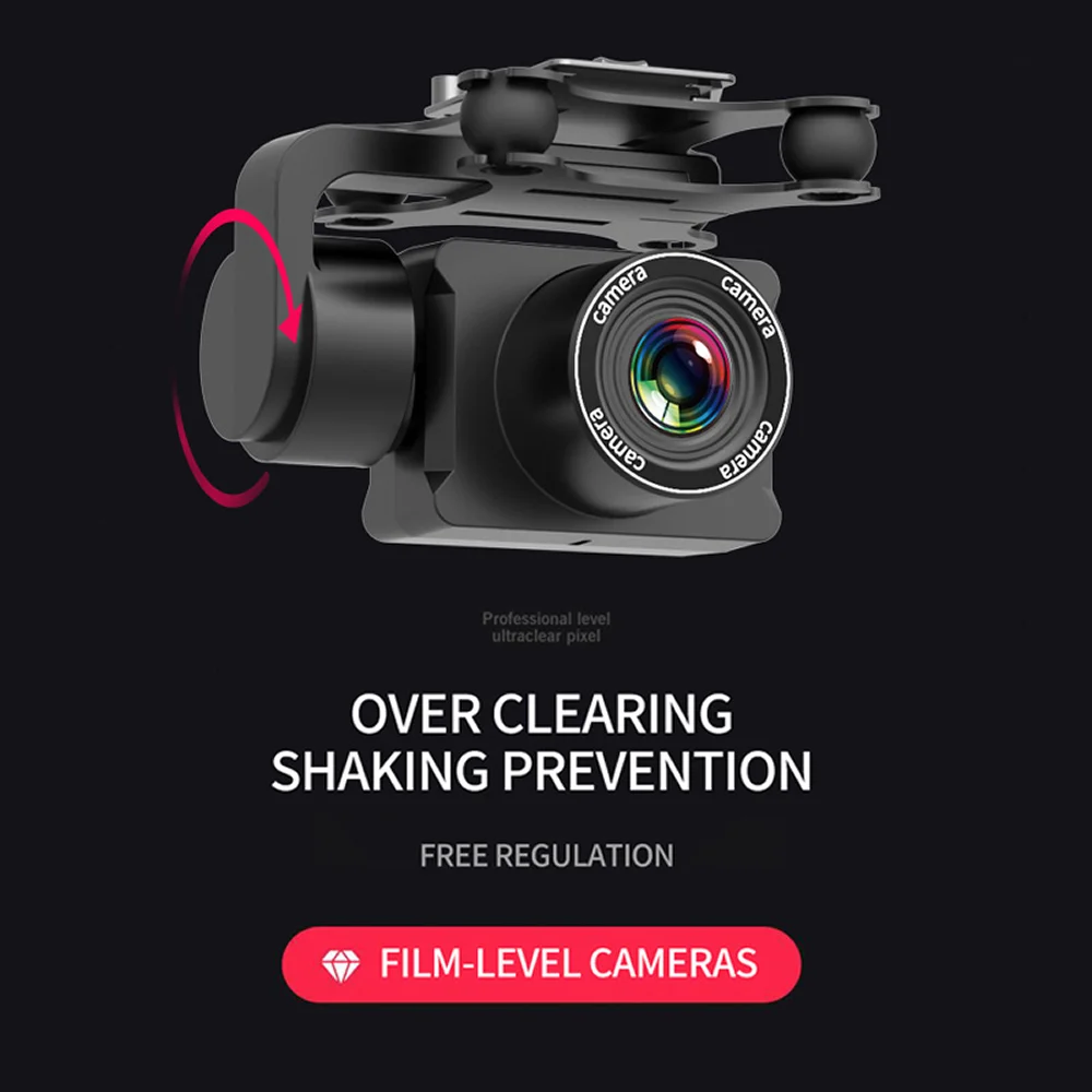 

RC Drone FPV Quadcopter UAV with ESC Camera 4K HD Profesional Wide-Angle Aerial Photography Long Life Remote Control Helicopter