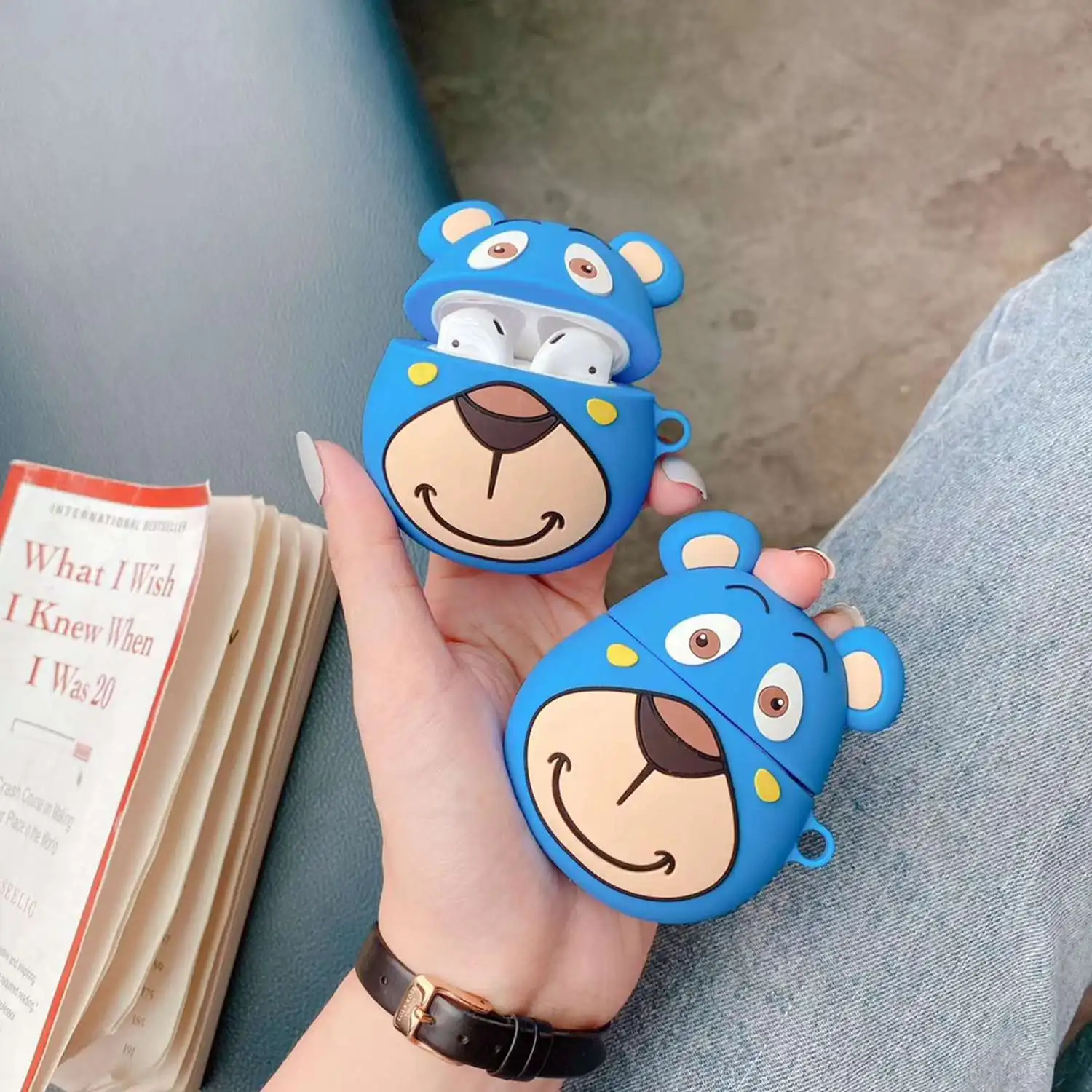 

Earphone Case For Airpods Case Silicone Cartoon Cute Headphone Covers For Air Pods 2 Cases For Apple Earpods Earbuds Accessories