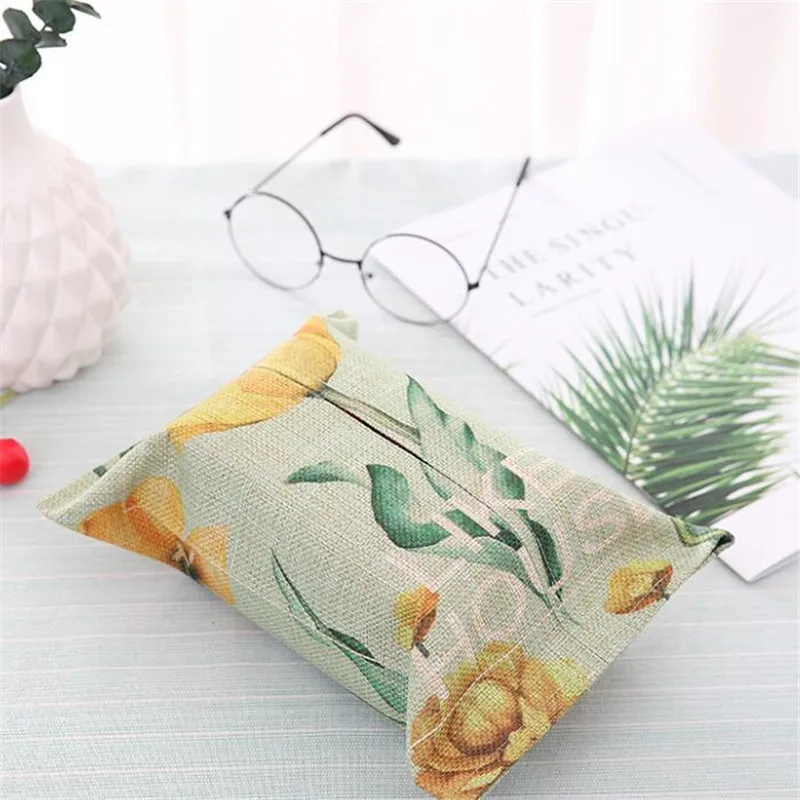 Ткань тканевая коробка для хранения Полотенца творческий ткани насосных