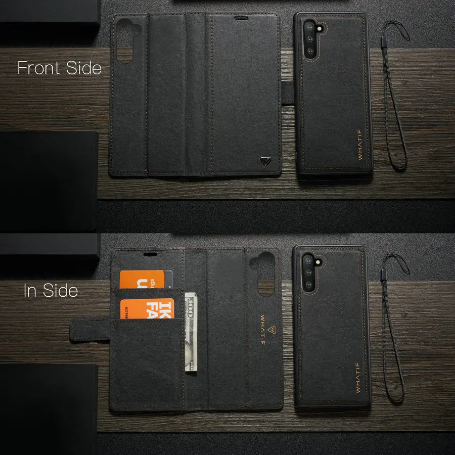Оригинальный чехол CaseMe для Samsung Galaxy Note 10 2 в 1 из крафт бумаги Отделяемый кожаный