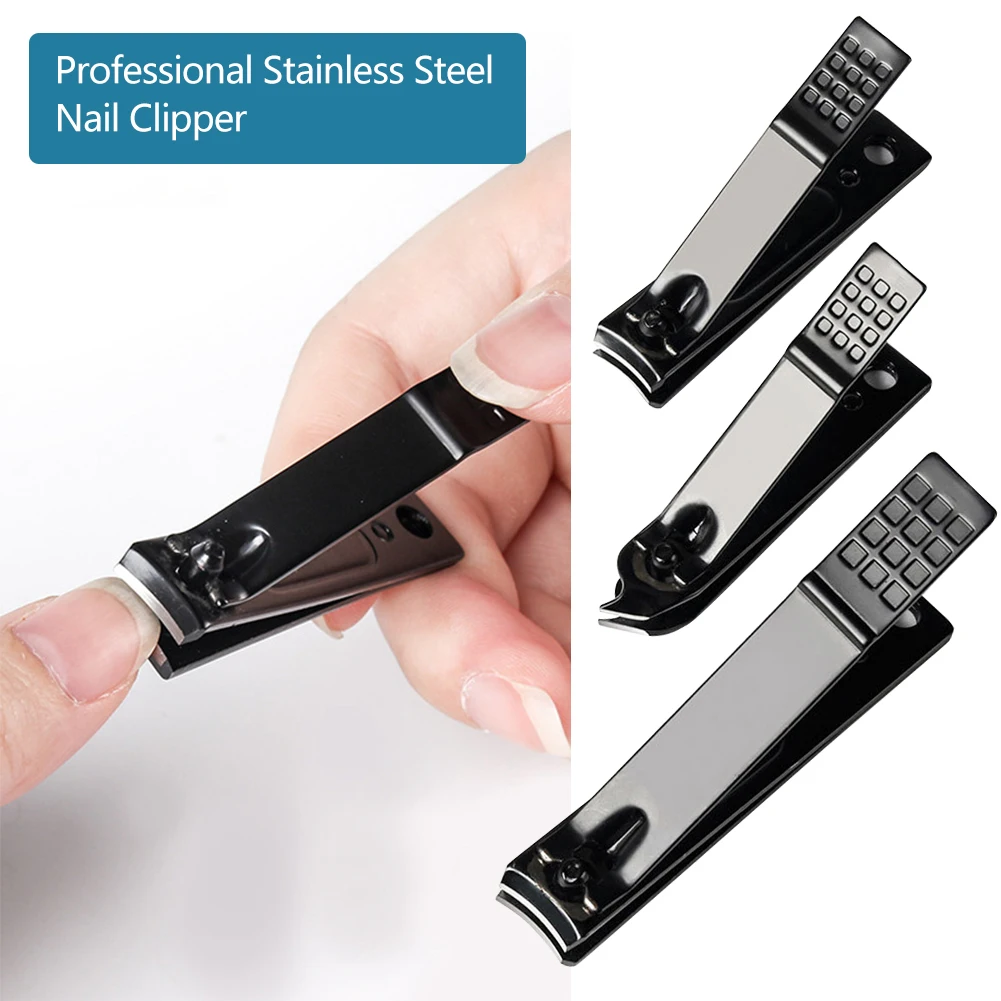 

Professional Carbon Steel Nail Clipper Portable Fingernail Cutting Trimmer Machine Toenail Scissors Nippers Plier Pedicure Tool