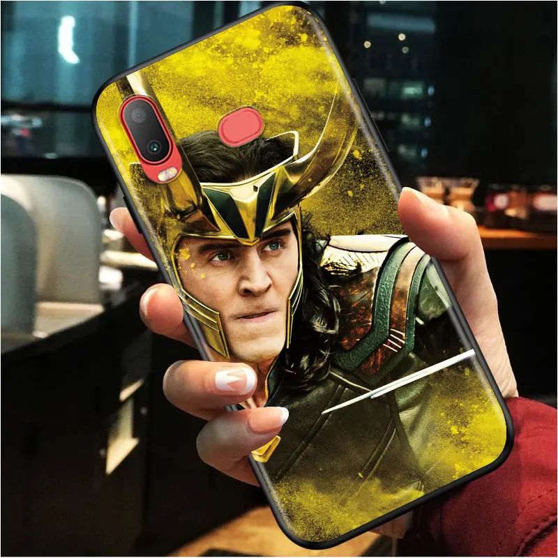 

Marvel villain Loki for Samsung A3 A5 A6 A7 A8 A9 A6S A750 A8S 2016 2017 2018 Star Plus TPU Black Phone Case