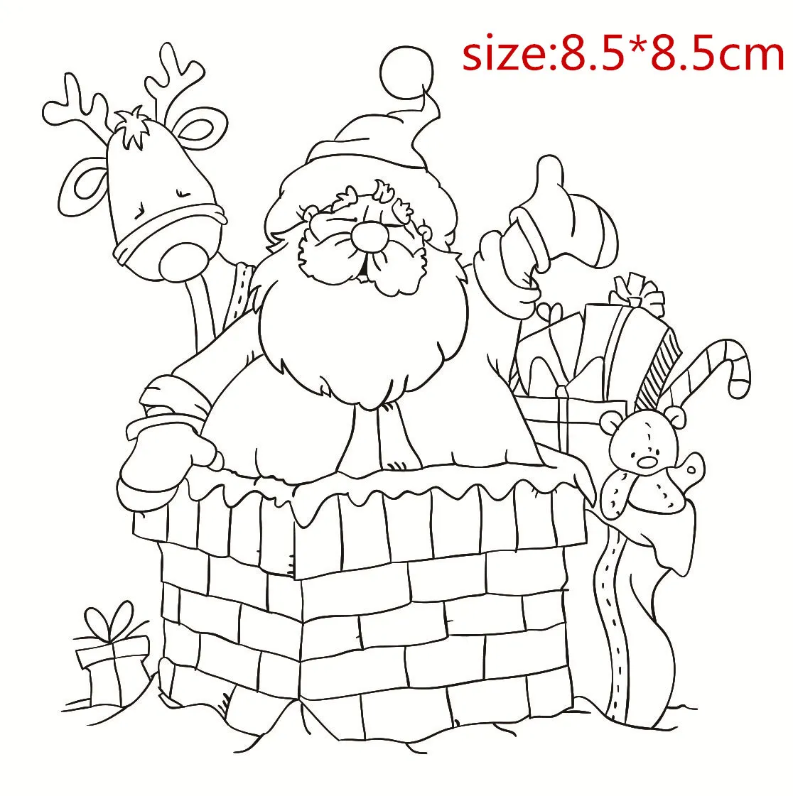 Santa Claus Exquisite transparent silicone rubber stamps/handmade Christmas album for children decorative production | Канцтовары для