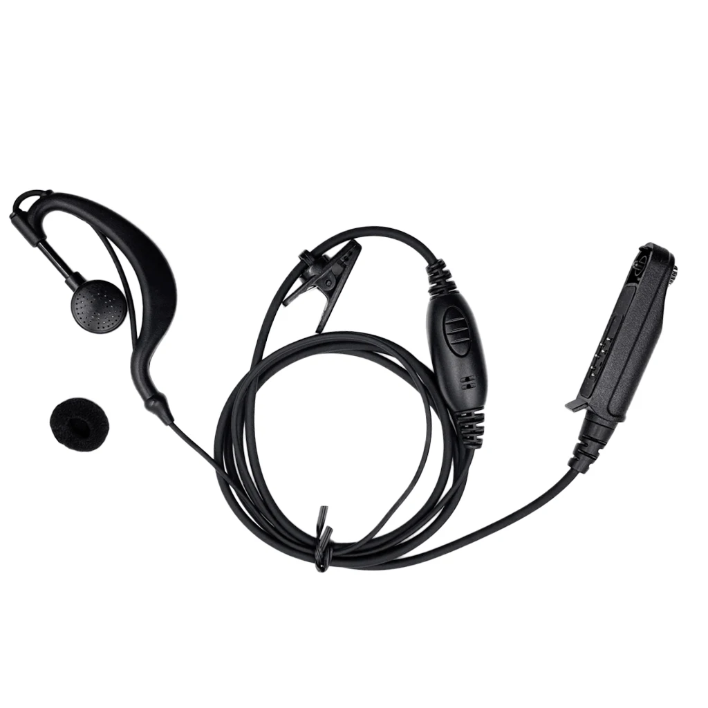

G Shape Earpiece Headset PTT with Mic for BF-UV9RBF-A58 BF-9700 BF-UV9RPLUS Baofeng Waterproof Two Way Radio