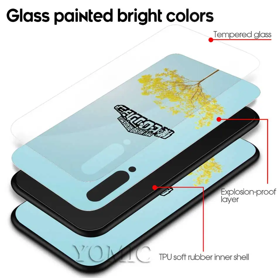 

My Hero Academia Midoriya Glass Case for Xiaomi Redmi Note 9S 8 9 8T 7 9C 9A Mi 11 Poco X3 NFC 10T Pro 9T 10 Lite 5G Phone Cover