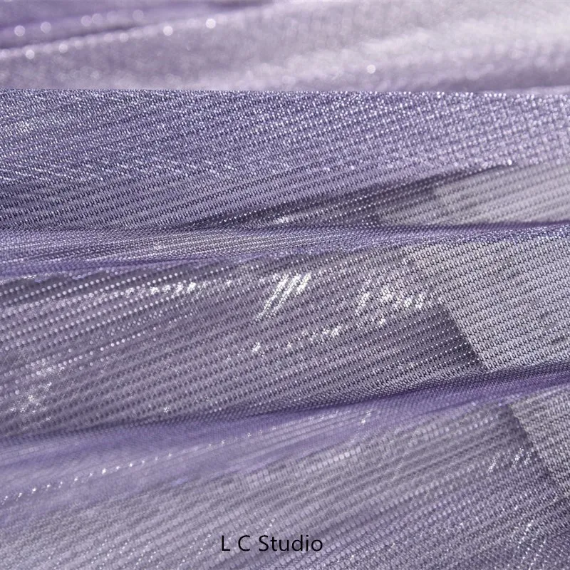 Весенне-летние Многослойные тюлевые длинные юбки макси с металлическим