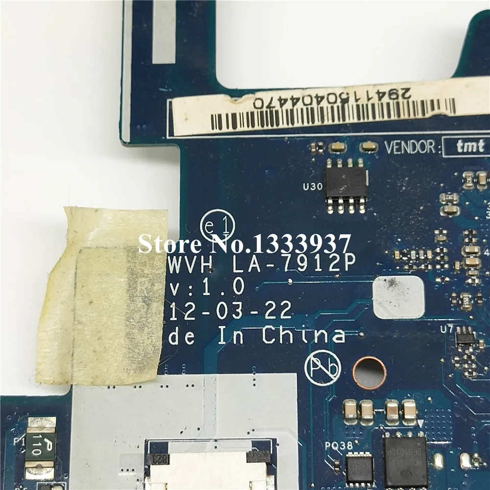 Q5WVH LA 7912P HM77 материнская плата для Acer E1 531 571G V3 571 Материнская ноутбука SLJ8C NBY1X11001