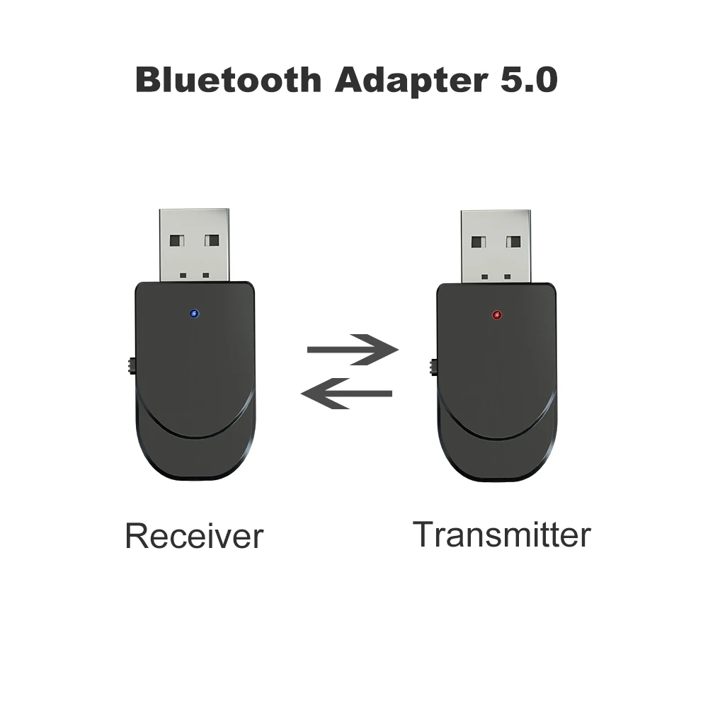 USB аудио беспроводной адаптер Bluetooth 5 0 приемник передатчик 3 в 1 Мини стерео AUX RCA мм