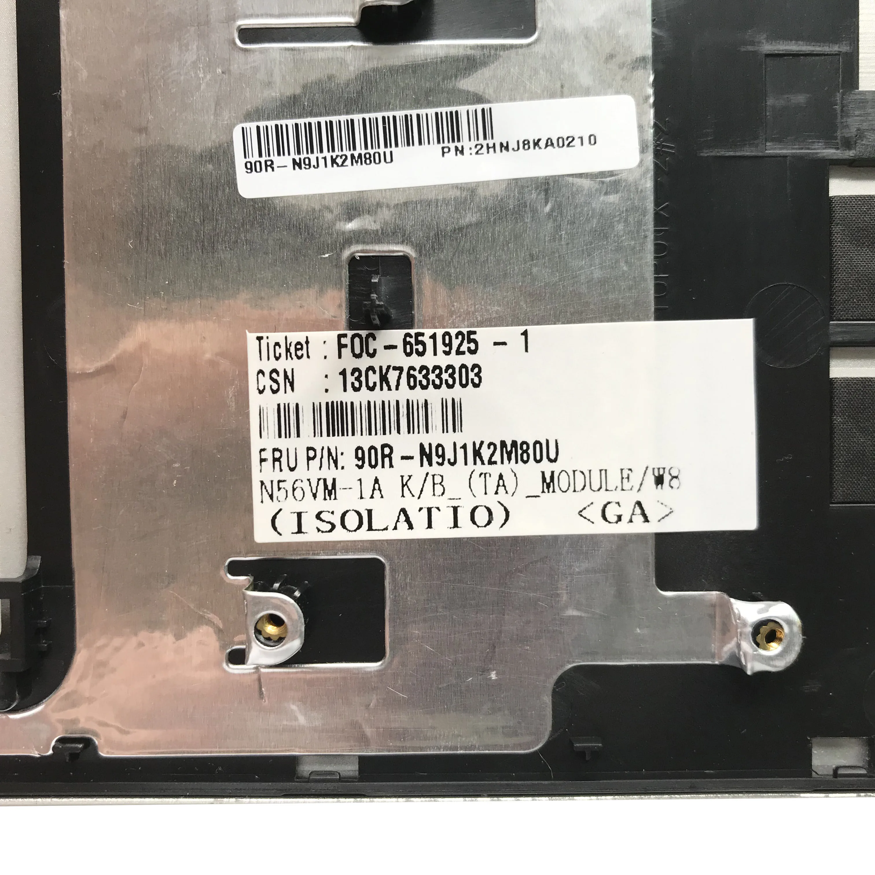 100% Новый оригинальный для ASUS N56 N56V N56VM N56VZ США раскладка Серебряная клавиатура