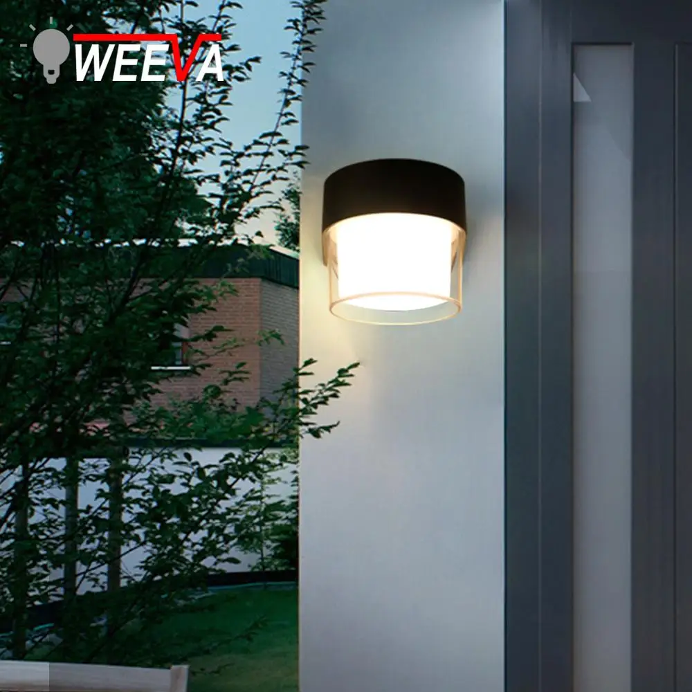 Светодиодная настенная уличная лампа современный светильник с поверхностным
