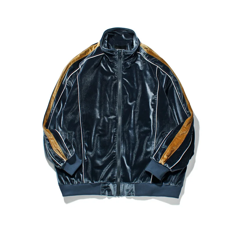 

2021 New BF Style Men's Jacket Couple Fashion Casual Sports Stand Collar Loose Coat