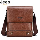 Мужская сумка-мессенджер JEEP BULUO, оранжевая Повседневная деловая сумка из искусственной кожи, сумка на молнии, портфель на плечевом ремне, все сезоны, 2019