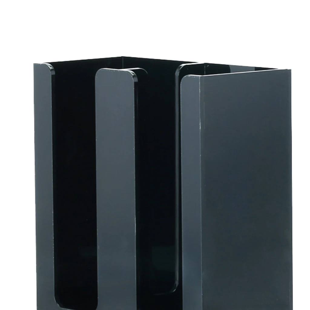 

Breakroom Coffee Cup and Lid Organizer Plastic Cup Dispenser 2 Compartment