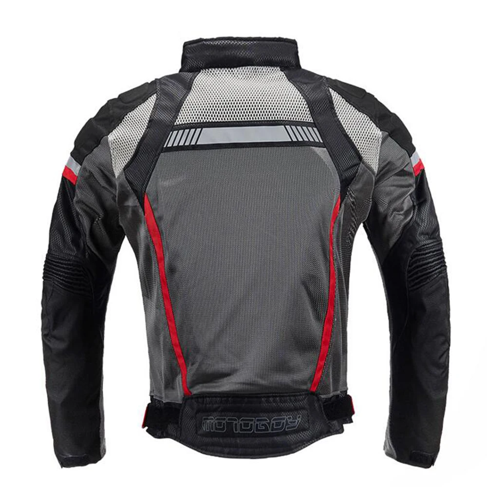 MOTOBOY мотоциклетная куртка летние дышащие костюмы для мотогонок светоотражающий