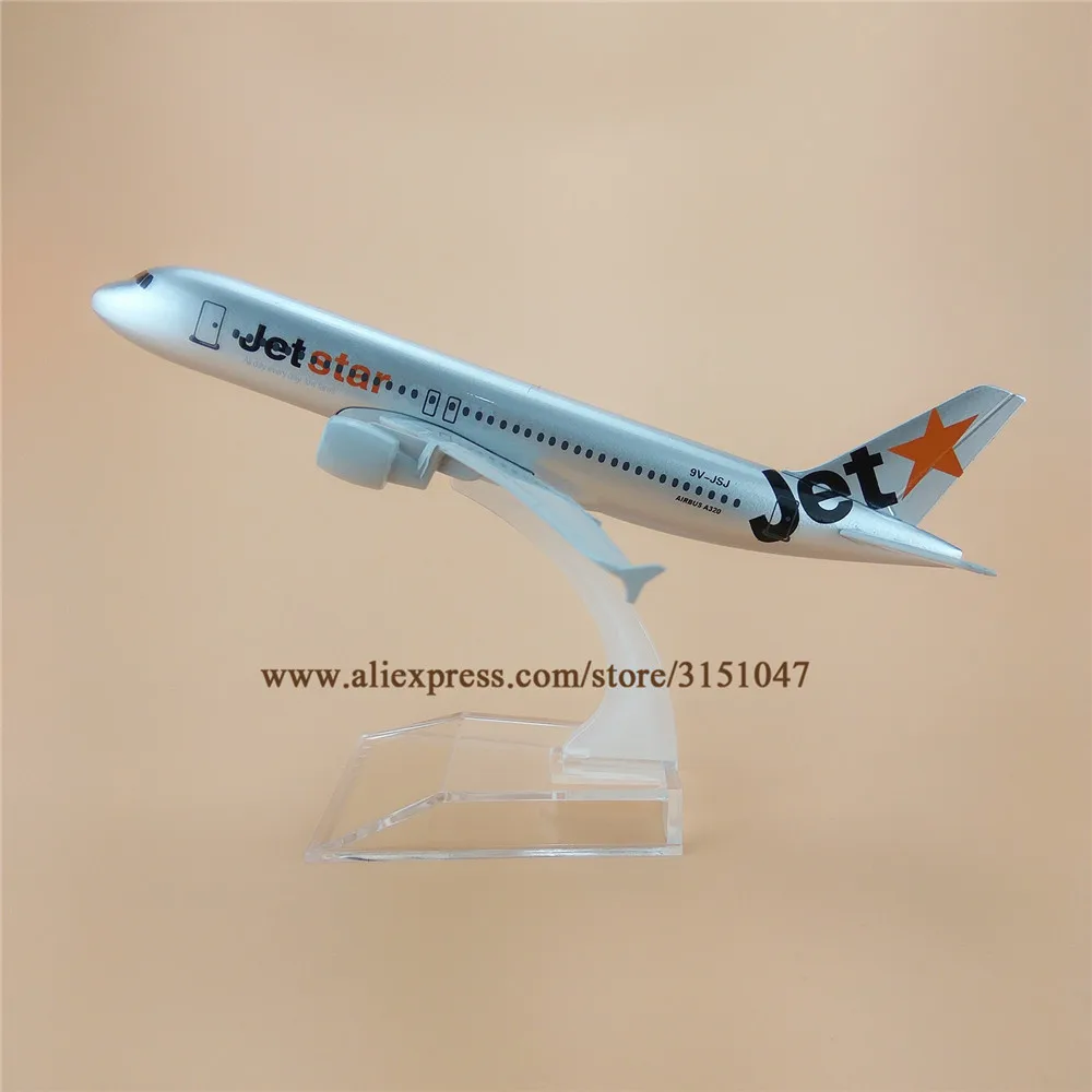 Сплав металла Jet Air Jetstar A320 Airlines модель самолета Airbus 320 Airways Детские Подарки 16 см |