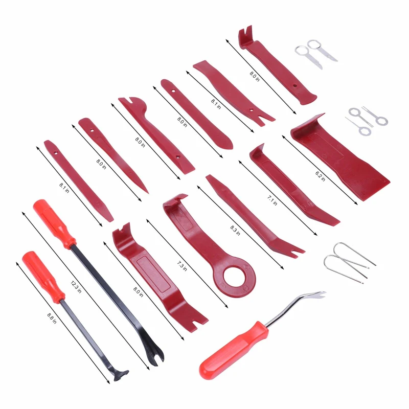 

25pcs Auto Audio Removal Pry Disassembly Tool Kits Car Door Molding Dash Panel Seal Interior Trim Car Repair Tool Hand Tool Kit