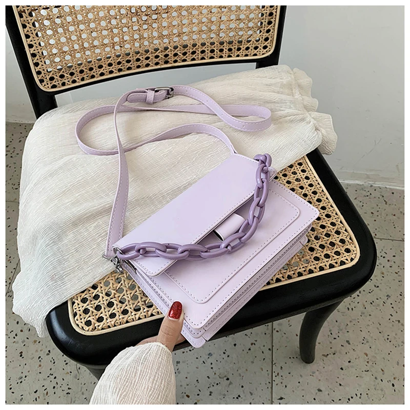 

Модные сумки через плечо из искусственной кожи на цепочке для женщин 2020 летняя сумка на плечо роскошные женские сумки дизайнерские сумки-кл...