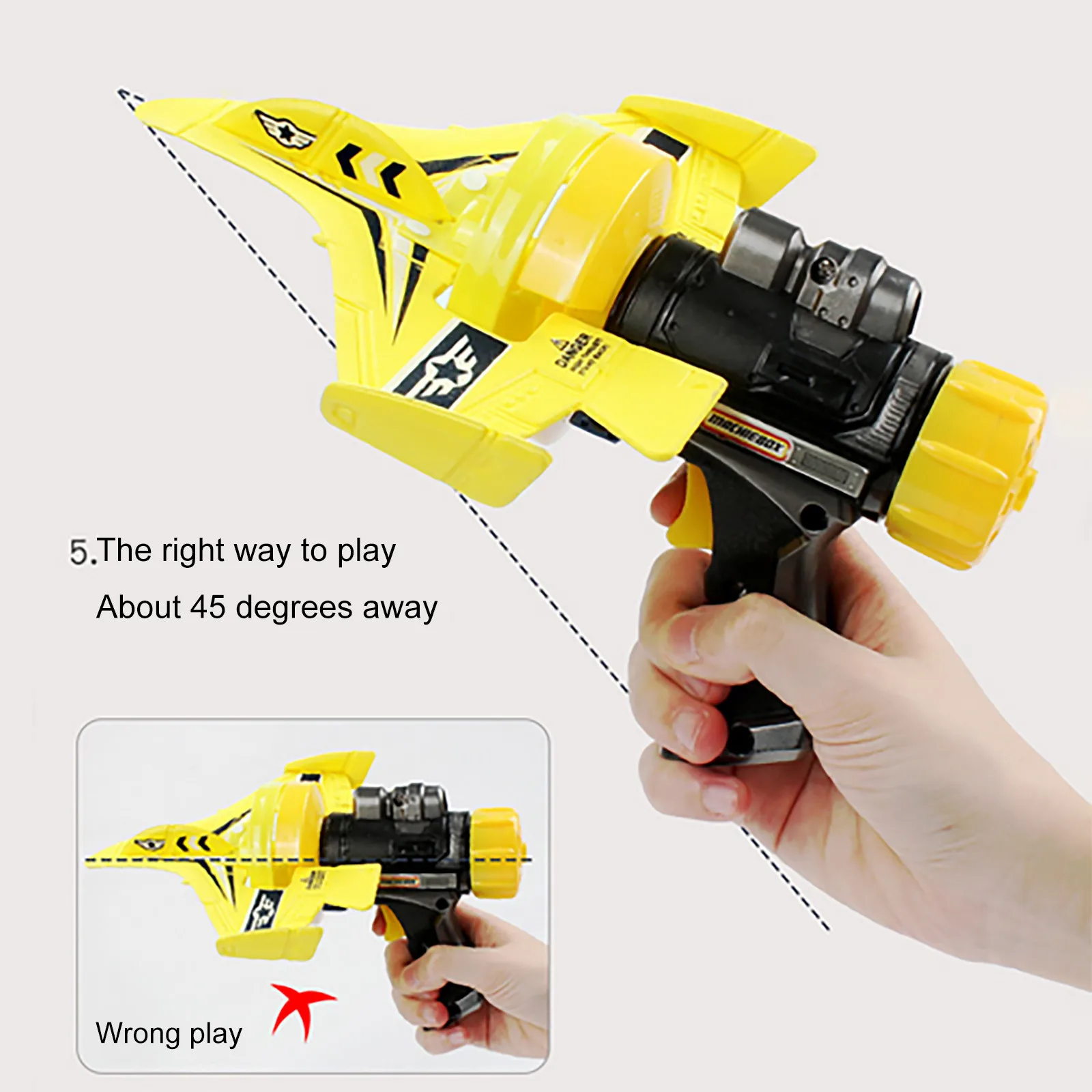 

Creative Bubble Catapult Airplane One-button Catapult Model Foam Airplane Children Leisure And Entertainment Game Toys