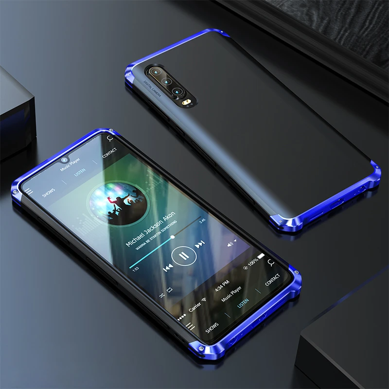 Роскошный чехол huawei P30pro с защитой от отпечатков пальцев для телефона huawei P30 Pro, противоударный алюминиевый металлический жесткий чехол для телефона huawei P 30 Pro, чехол