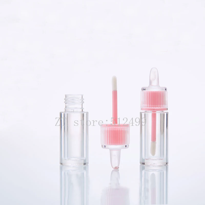 

10/30/50pcs 6ml Red/Pink Empty Lipgloss Tube,DIY Lovely Refillable Milk Bottle Lip Gloss Container, Portable Lip Gloss Package