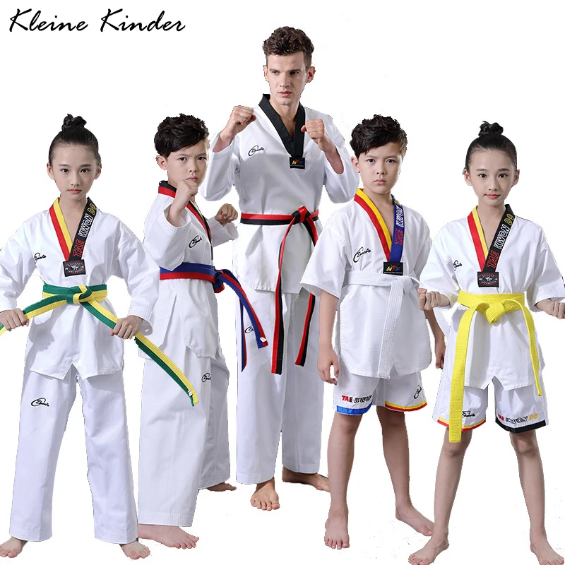 Униформа для тхэквондо детская одежда мальчиков и девочек Judo Mooto Wushu Sanda