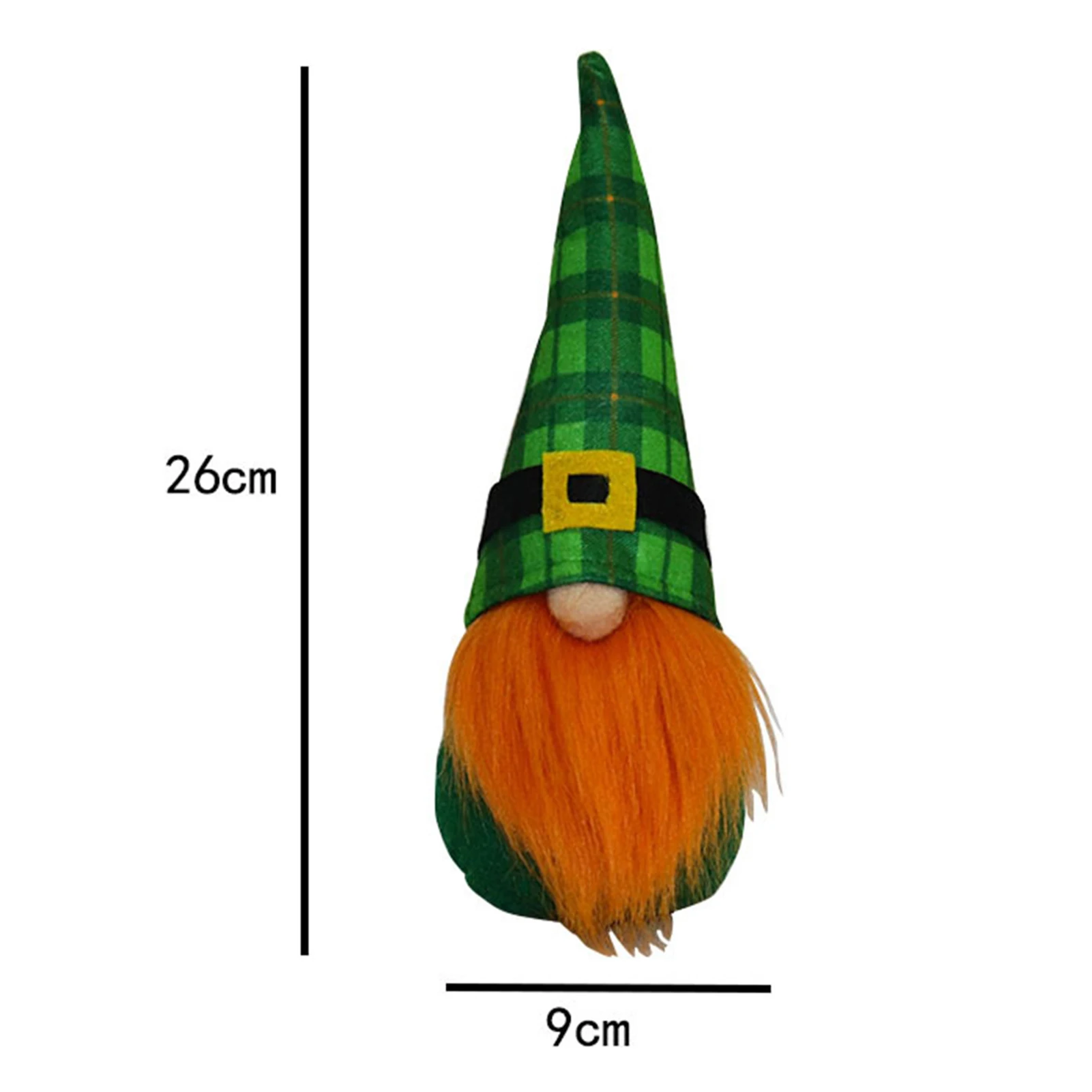 

Home Decor Tomte Santa Gnome Handmade Gnome Plush Toy St Patrick's Day Cartoon Figures Doll Festival Supply Decoration Ornaments