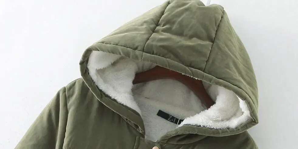 Женская теплая парка Lossky черная с капюшоном на каждый день 2019 | одежда