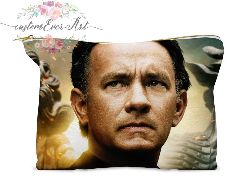 

Tom Hanks cosmetic bag personalized small makeup bag funny makeup organizer toiletry bag zipper pouch