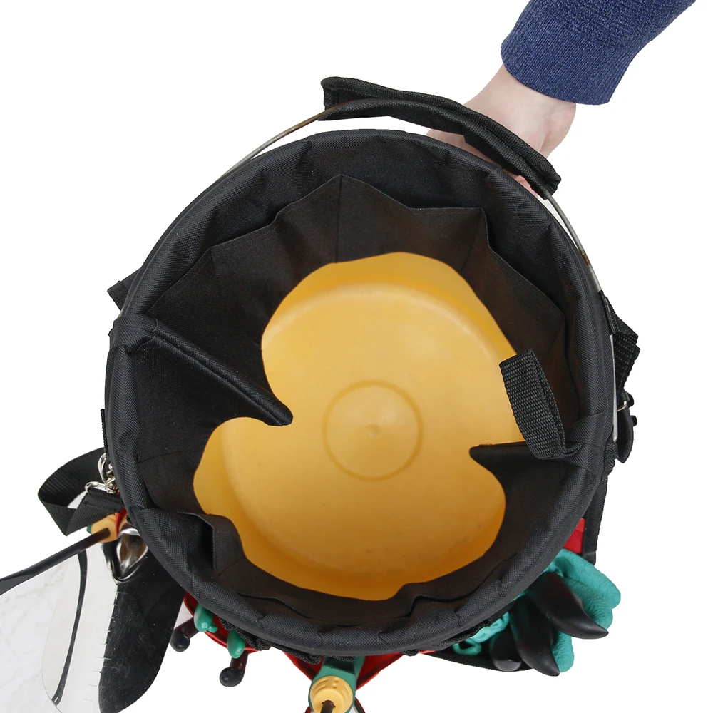

Garden Tool Bucket Bag 42 Pockets Bucket Tool Organizer Oxford Cloth Hardware Repairing Kit Bucket Organizer Garden Supplies