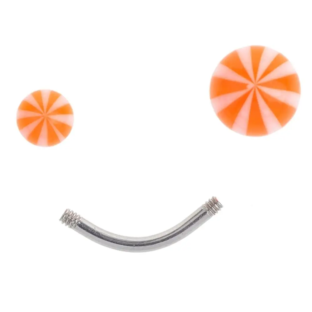 Кольца для пирсинга живота 10 шт./лот из хирургической нержавеющей стали 316L