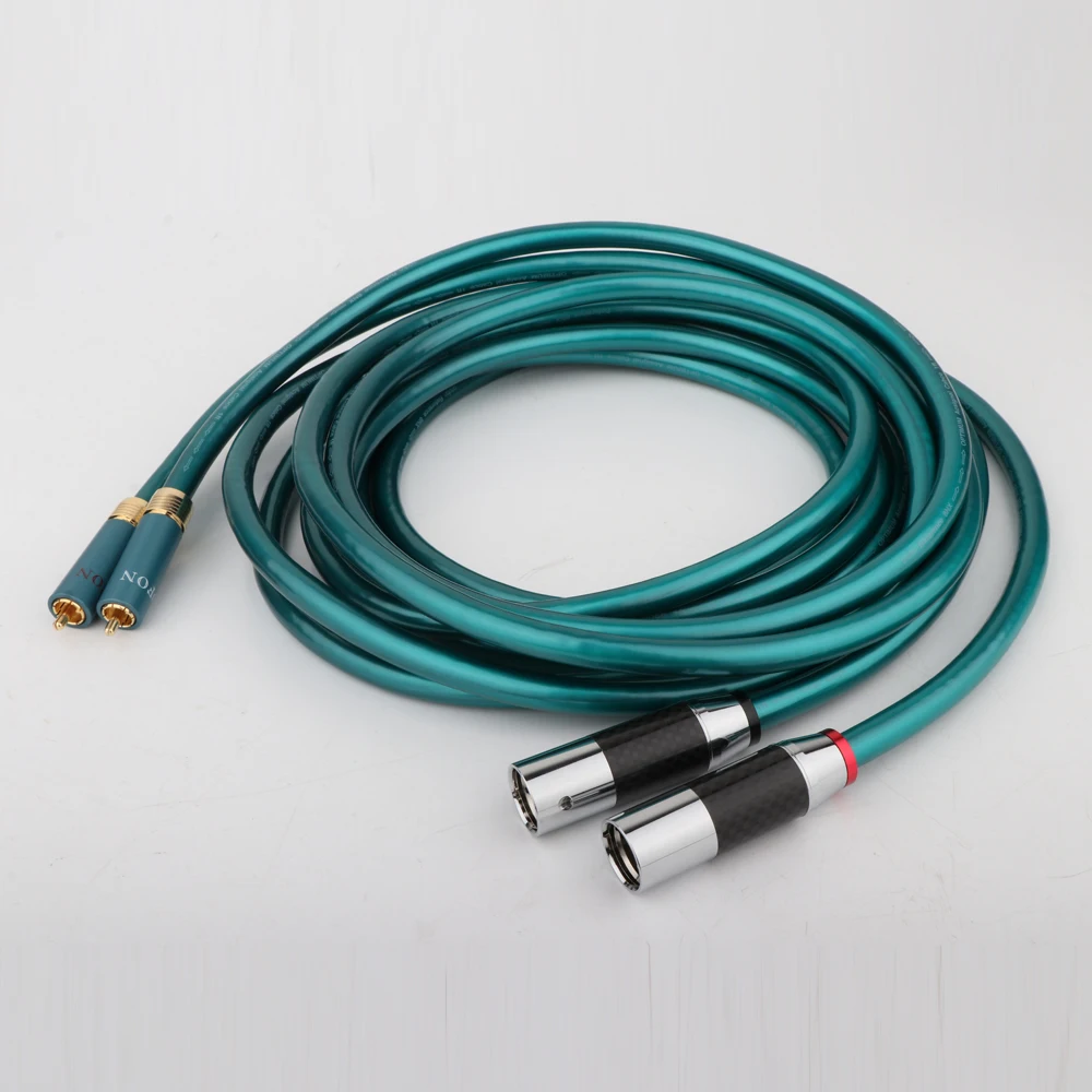 Hifi 8N OCC ортофон RCA кабель Hi end усилитель CD Interconnect 2RCA к 2XLR штекер/гнездо