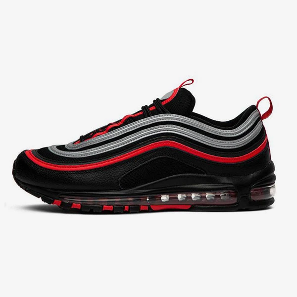 

Air 97 Running Shoes for Mens Womens 97s Reflective Bred Court Purple MSCHF INRI Jesus Mens Trainers sports Sneakers