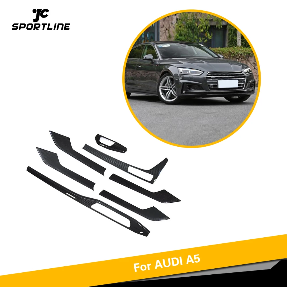 Внутренняя обшивка из углеродного волокна для Audi A5 Sedan 2016-2019 левосторонний привод