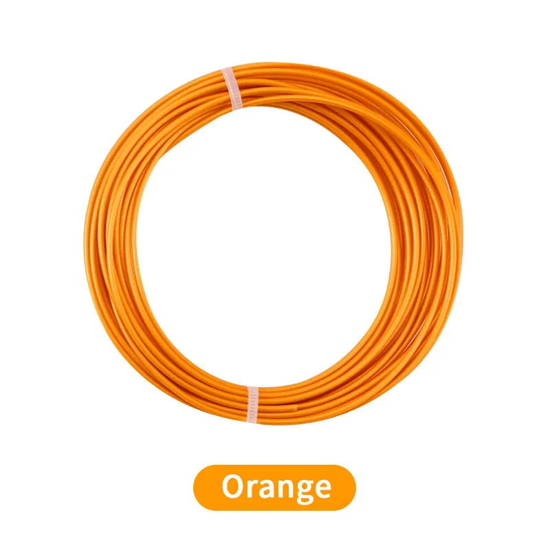 

3D Pen Printing ABS Filament 1.75 MM Refills 5 M 1 Pieces Orange Color Non-Toxic Fastship Good Toughness