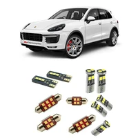 car accessories car led interior light kit for porsche cayenne mk2 ii 958 2010 2018 error free white 6000k super bright