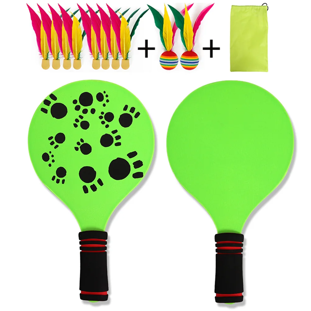 Весло Набор для игры в мяч офис родитель ребенок интерактивный пляж Battledore Крытый