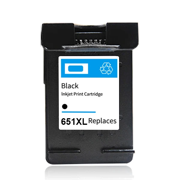 BK/TRI COLORS переработанный чернильный картридж совместимый для hp 651 XL чернила с