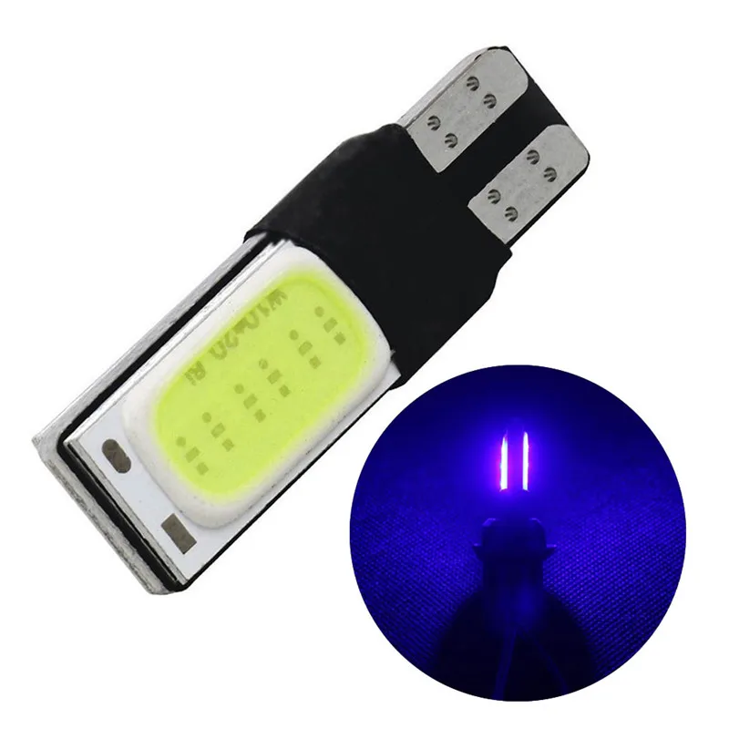 

New 2Pcs T10 194 Double-sided 5W High Quality Low Consumption Ultra Long Life COB LED Light Car Vehicle Interior Light#268464