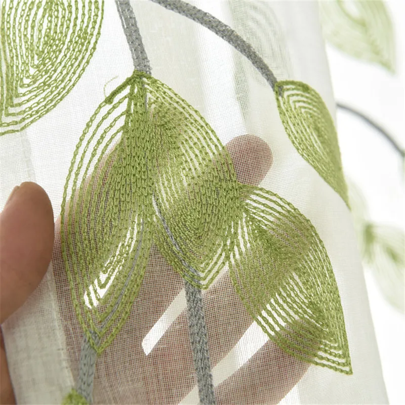 Занавеска оконный экран вышивка ласточка ива хлопок изготовление на заказ | Дом и