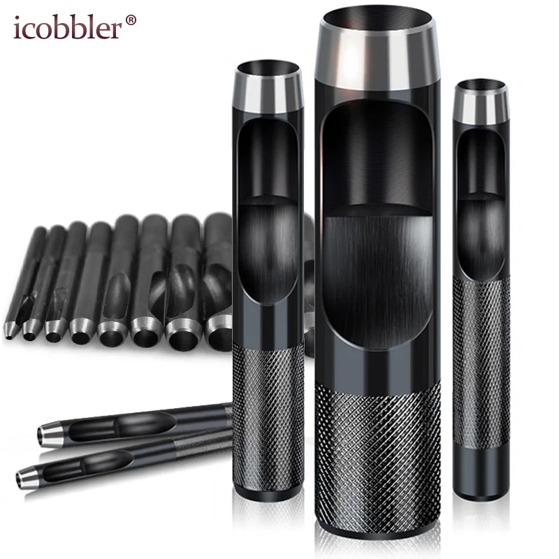 1-25 мм DIY Дырокол Круглый стальной кожаный ремесло инструмент для дырокола