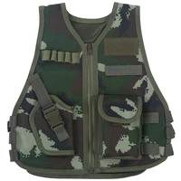children camouflage vest with multi pocket for combat outdoor hunting game