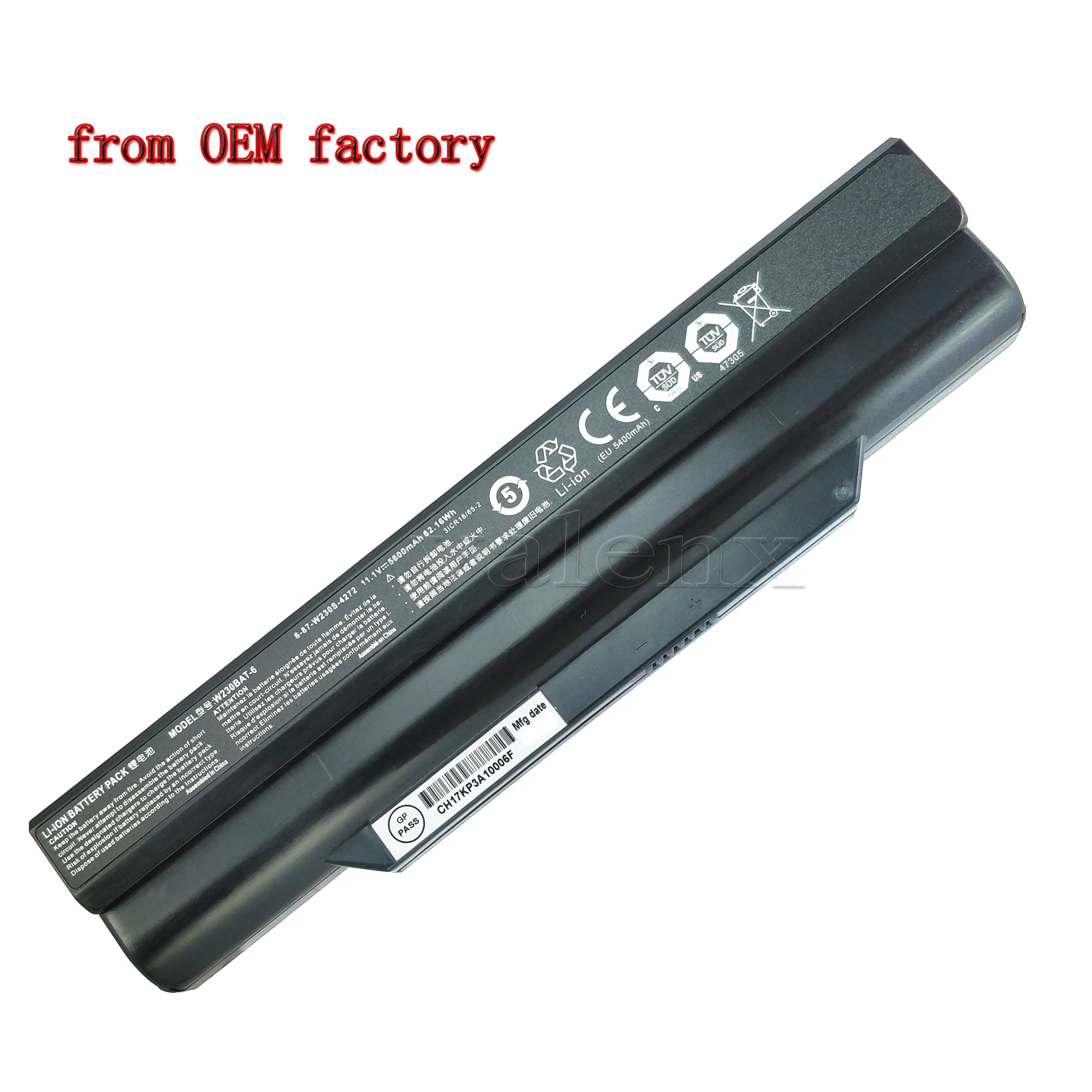 OEM W230BAT-6 ноутбук Батарея для Clevo W230 W230SD W230SS W230ST базовой комплектации Terrans Force X311